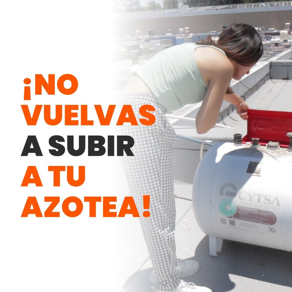 SensiGas | Dúo de Medidor Inalámbrico y App para Tanque Estacionario de Gas LP de hasta 1,000 Litros