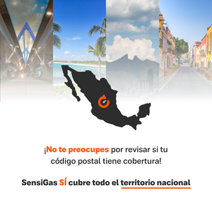 SensiGas | Medidor Inalámbrico para Tanque Estacionario de Gas LP de hasta 1,000 Litros