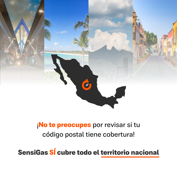 SensiGas | Medidor Inalámbrico para Tanque Estacionario de Gas LP de hasta 1,000 Litros