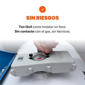 SensiGas | Dúo de Medidor Inalámbrico y App para Tanque Estacionario de Gas LP de hasta 1,000 Litros